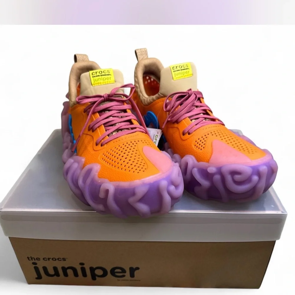 CROCS SALEHEBEMBURY x juniper Apricot men size 11 - Picture 2 of 6